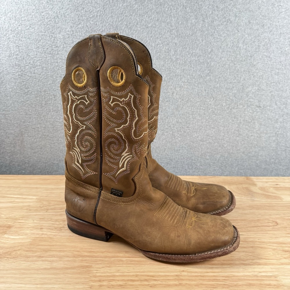 Reyme Women's Genuine Leather Western Cowboy Boots – Size 26.5 US 9